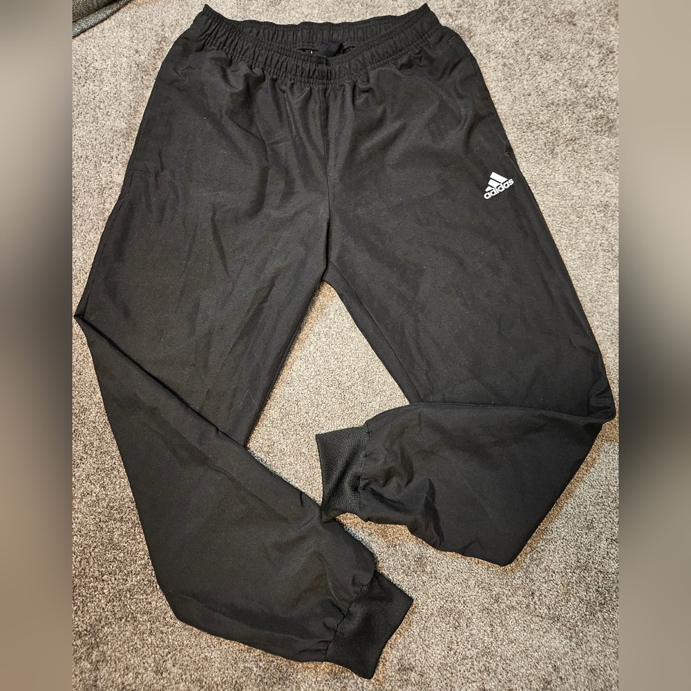 Men's Essentials Stanford 2.0 Pants BS2884 medium m/m BLACK/WHITE